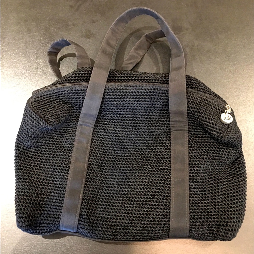 The Sak Stitched Hobo Black Bag/ Great Condition